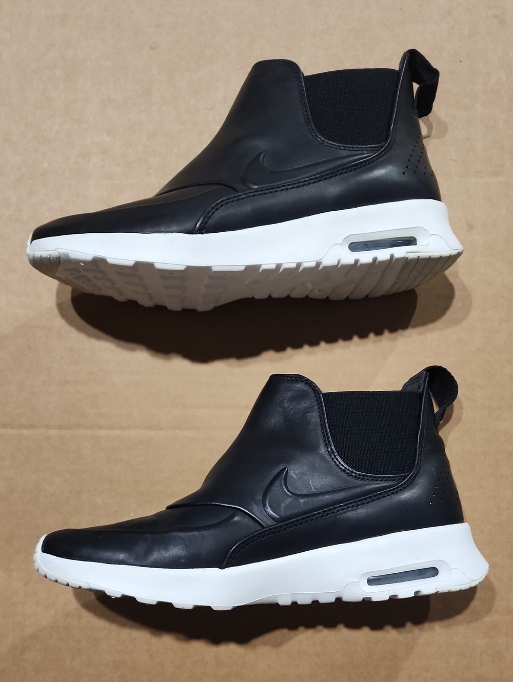 Nike Air Max Thea Mid Women's Casual Black White Shoes Sz 8